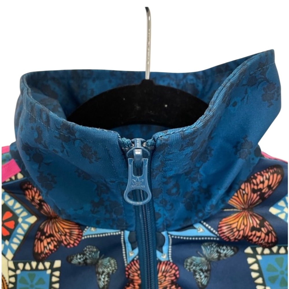 Adidas x FARM Rio Borbomix Butterfly Track Jacket Sweatshirt XS - Picture 3 of 4